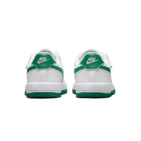 NIKE Air Force 1 Low EasyOn White Malachite Green FN0237-103 Shoe Sneaker Kids - Picture 6 of 8